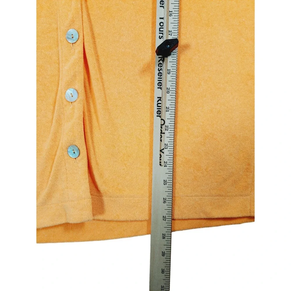 Show Me Your MuMu Women's Parker Button Down Orange Terry Size Small - Picture 7 of 9